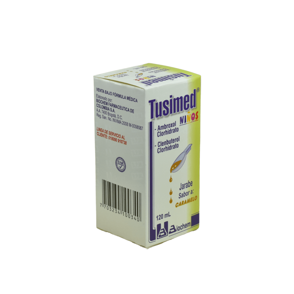 TUSIMED ® JARABE PEDIÁTRICO X 120mL (REG. SANITARIO: INVIMA 2008M ...